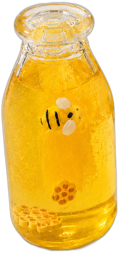 Honey bee bottle squishy